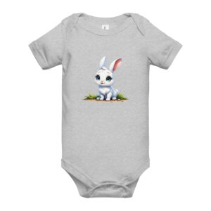Kurzärmliger Baby-Einteiler Baby Hase 1