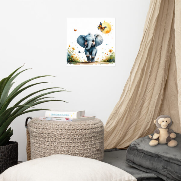 Poster Baby Elefant 1 - Image 2