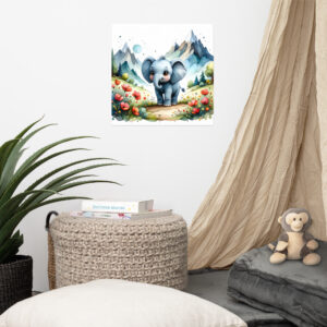 Poster Baby Elefant 2