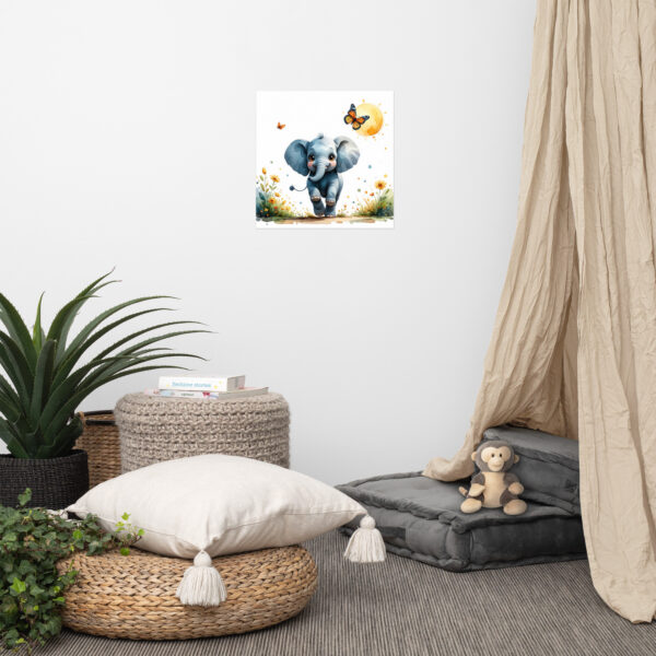 Poster Baby Elefant 1 - Image 3