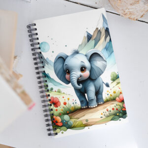 Spiral-Notizblock Baby Elefant 2