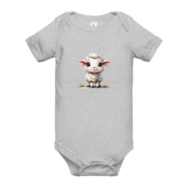 Kurzärmliger Baby-Einteiler Baby Schaf 1
